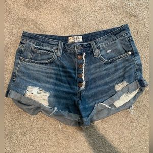 EUC Free People Denim Shorts